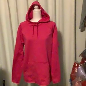 Nike therma-fit XL in hot pink, sleeves have thumb holes and piping on seam